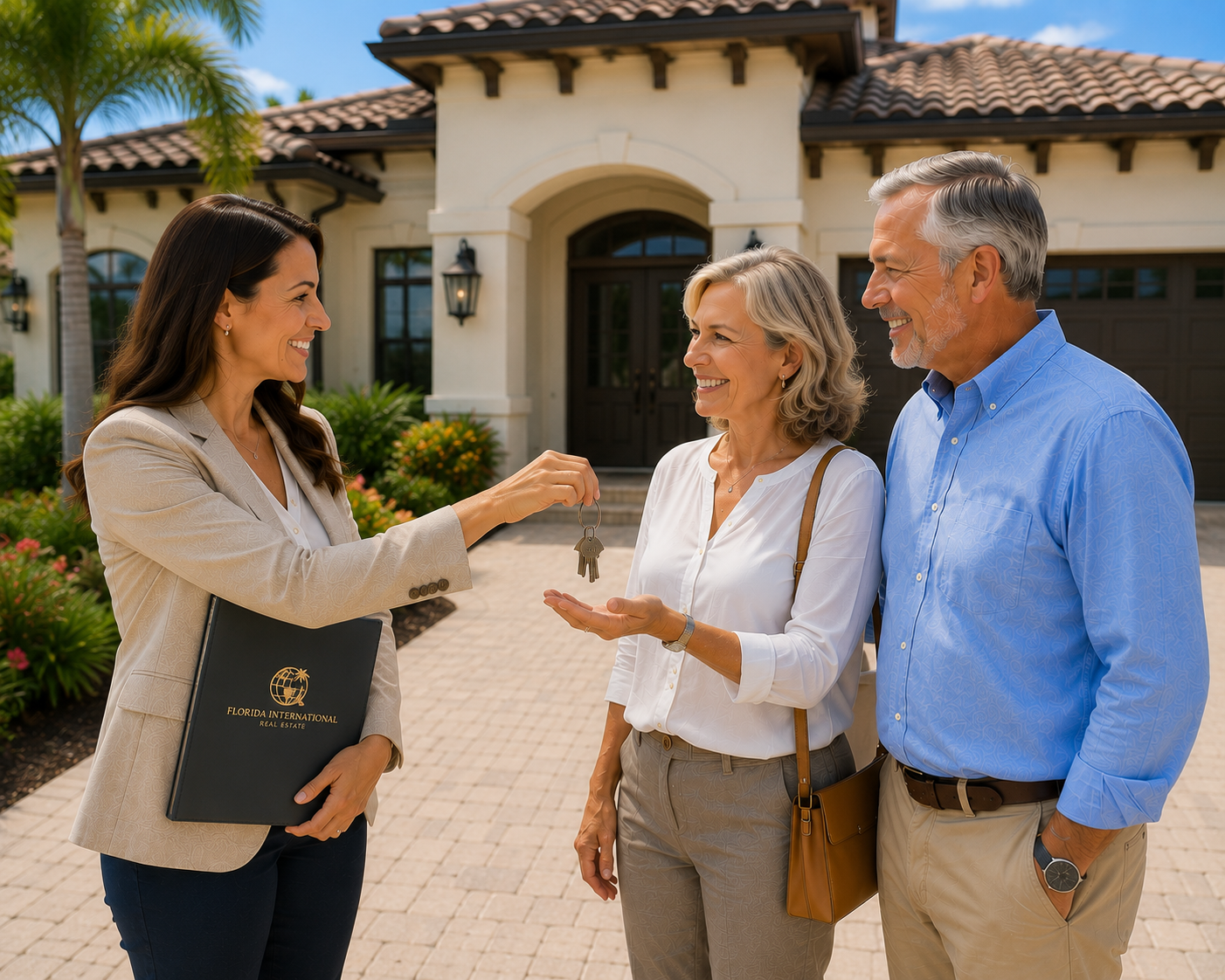 New Construction Buyers receiving keys