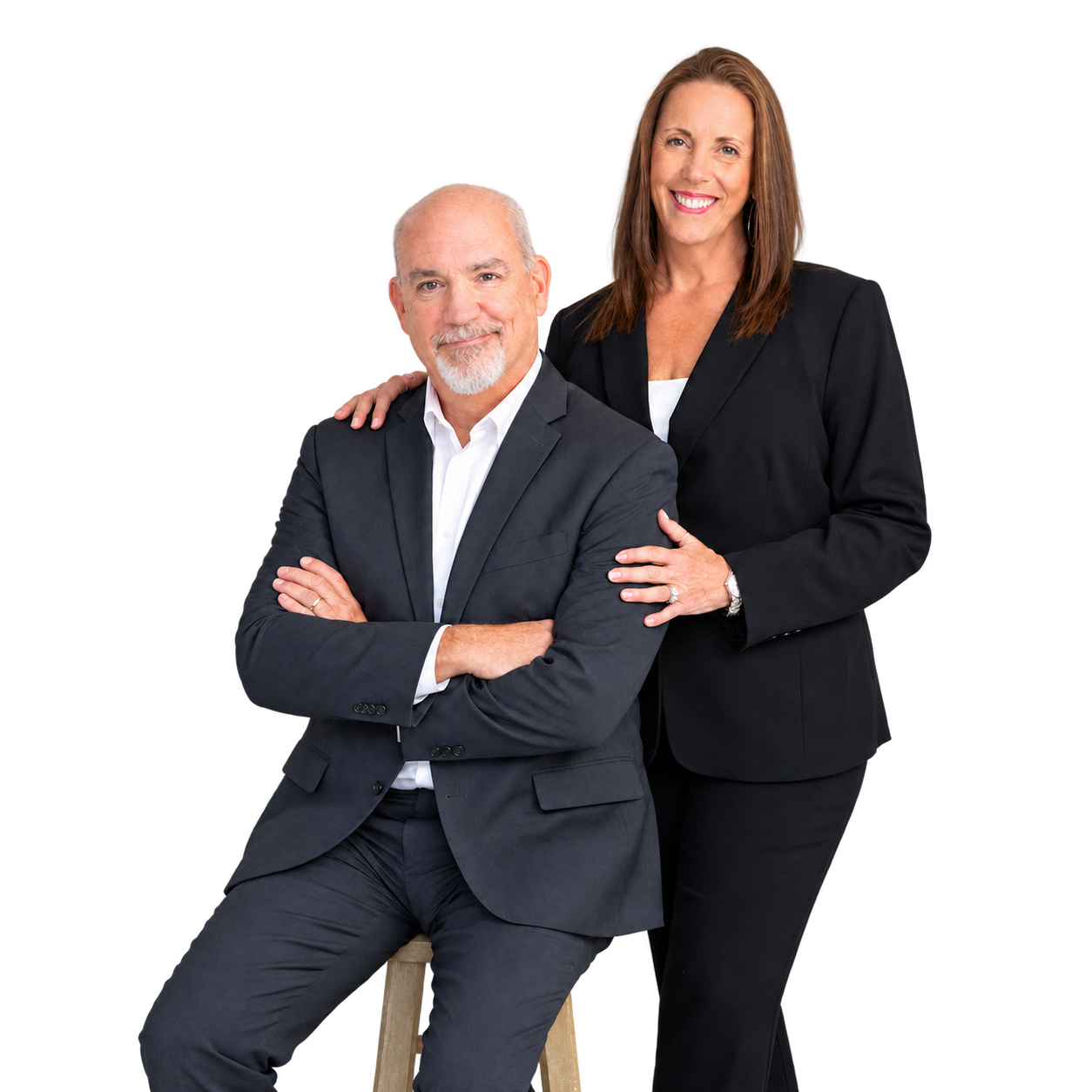 brian-linda-arms-crossed Brian and Linda Warner, Florida International Real Estate